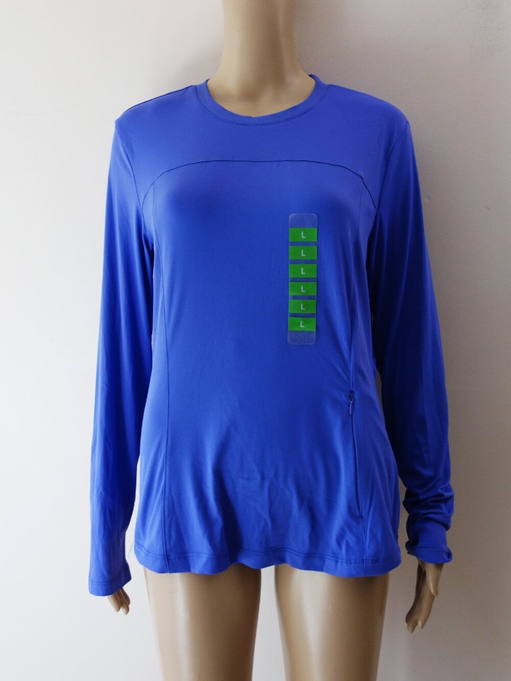 Avalanche Women's Peached Activewear Purple Long Sleeve Top (L) NWT!